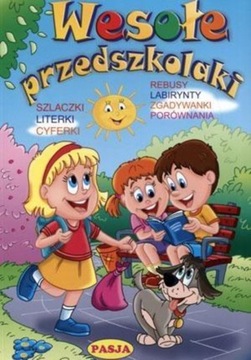 WESOŁE PRZEDSZKOLAKI. KSIĄŻKA EDUKACYJNA.