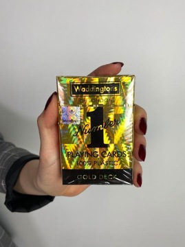 ОРИГИНАЛЬНЫЕ ЗОЛОТЫЕ ИГРОВЫЕ КАРТЫ 100% ПЛАСТИКОВЫЙ ПОКЕР