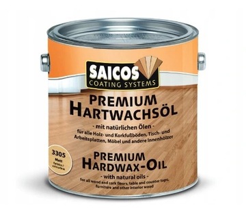 Saicos Twardy Wosk Olejny 3305 Mat 0,125L