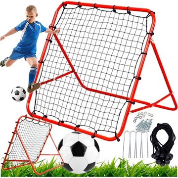 BRAMKA TRENINGOWA PIŁKARSKA RAMA REBOUNDER TRENAŻER DO PIŁKI NOŻNEJ 100 cm
