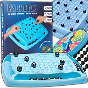 SZACHY MAGNETYCZNE KULE GRA EDUKACYJNA STRATEGICZNA RODZINNA ZESTAW PLANSZA