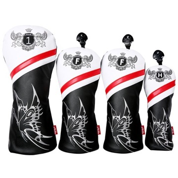 Набор защитных чехлов для клюшек для гольфа, 4 шт.