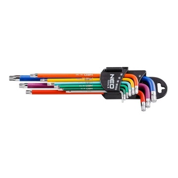 Ключи Torx T10-50, набор из 9 шт., цвет NEO