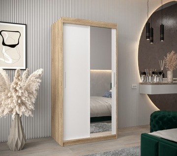 Szafa przesuwna garderoba TOKYO 2 100 z lustrem