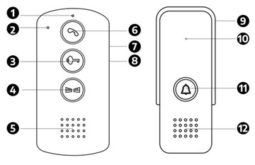 ТЕЛЕФОННЫЙ ИНТЕРКОМ HANDS-FREE ВОРОТА ВОРОТА
