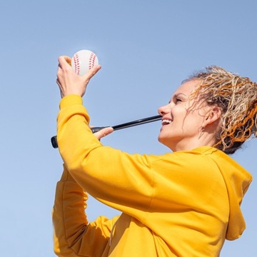 PIŁKA BASEBALLOWA DZIECIĘCA BEZPIECZNE PIŁKI BASEBALLOWE DO MINI BAT