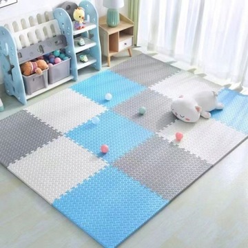 Mata Piankowa edukacyjna PUZZLE 12szt