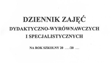 Dziennik zajęć dydaktyczno-wyrównawczych A4