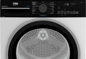 Сушилка Beko B3T67249WBPB SLIM 47см 7кг Тепловой насос Паровой инвертор A+++