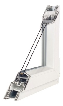 OKNO PCV 1100 x 600 RU 1 x ANTRACYT ZEWNĘTRZNY