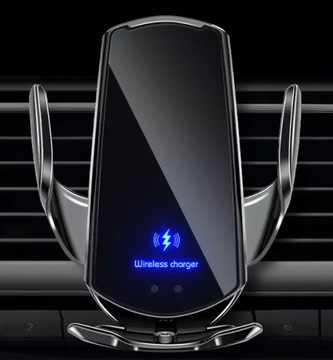 ИНДУКТИВНОЕ ЗАРЯДНОЕ УСТРОЙСТВО, АВТОМОБИЛЬНЫЙ ДЕРЖАТЕЛЬ QI, АВТОМАТИЧЕСКОЕ ДЛЯ СЕТКИ 15 Вт