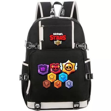 Школьный рюкзак с несколькими отделениями Brawl Stars Alibaba Import Разноцветный