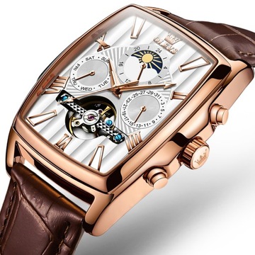 OLEVS 6675 Męski Mechaniczny Moda Zegarki