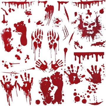 Okno na Halloween Naklejki samoprzylepne Dekoracja
