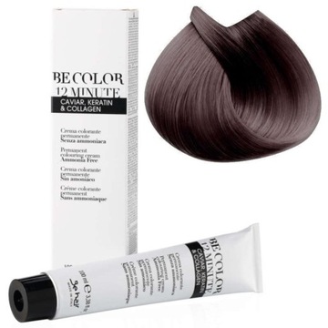 BE COLOR FARBA BEZ AMONIAKU 6.1 POPIELATY CIEMNY FARBA DO WŁOSÓW 100ML