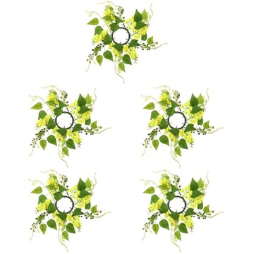 Artificial Candlestick Garland Flower 5 PCS