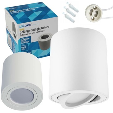 OPRAWA NATYNKOWA SUFITOWA LED GU10 TUBA RUCHOMA