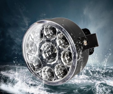 МОЩНЫЕ ДНЕВНЫЕ ХОДОВЫЕ ФОНАРИ 9 СВЕТОДИОДНЫХ ДНЕВНЫХ ХОДОВЫХ ОГНЕЙ КРУГЛОГО СЕРТИФИКАТА