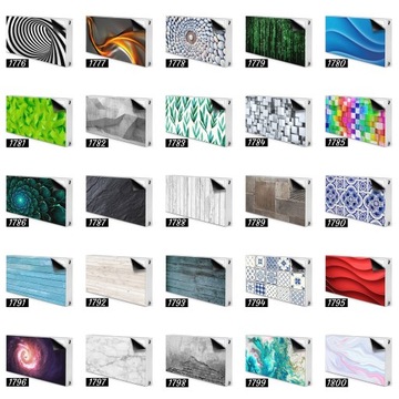 Магнитная крышка на радиатор 90х60 Цветочный 3D узор