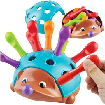 Jeżyk sorter Montessori nauka motoryczna układanka