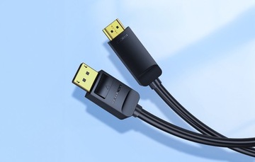 КАБЕЛЬНЫЙ АДАПТЕР VENTION DISPLAYPORT DP TO HDMI UHD 4K 30HZ FULL HD 2M