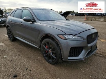 Jaguar F-Pace SVR 5.0 V8 550KM 2019 Jaguar F-Pace 2019, 5.0L, 4x4, SVR, od ubezpieczalni 5.0 Benzyna 550KM