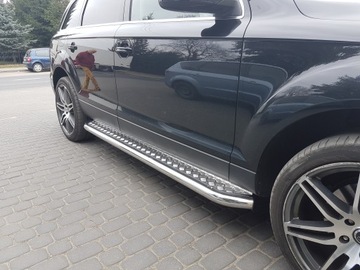 AUDI Q7 2005-2015 OCHRANNÝ RÁM STUPNĚ BOČNÍ BOK SILNÝ PRAHY PĚKNÝ