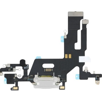 Złącze gniazdo ładowania dock iPhone 11 ORG białe