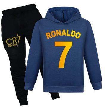 DRES RONALDO REAL MADRYT UNIKAT ROZMIARY KOLORY KOMPLET BLUZA SPODNIE