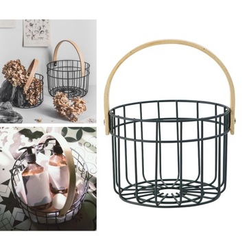 Металлическая корзина для яиц, 2 шт., для сбора в ванной комнате.