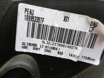 RENAULT LAGUNA III - deska rozdzielcza, konsoleta