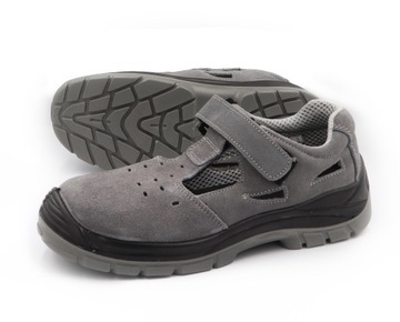 S1 SRC РАБОЧИЕ САНДАЛИИ, КОЖАНЫЕ, МУЖСКИЕ НОСОК 44