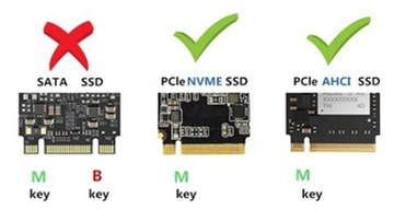 Карта адаптера SSD M.2 NVME для MacBook 2013–2017 гг.