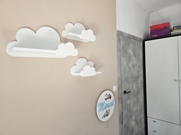 Набор полок «Облако» из 3 полок «Облако» Moli Prestige для детской комнаты