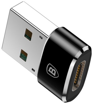 BASEUS UNIWERSALNY KONWERTER ADAPTER PRZEJŚCIÓWKA USB-C TYP-C NA USB-A 3A