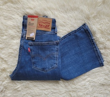 spodnie jeansowe LEVI'S 725 High Rise Bootcut W26 L32 dzwony