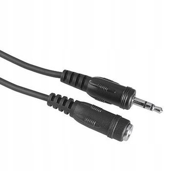 Kabel przedłużacz Mini JACK 3,5mm M/F Stereo 5m. HAMA