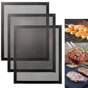 BBQ 3 MATY DO GRILLA NIEPRZYWIERAJĄCE 40X33CM