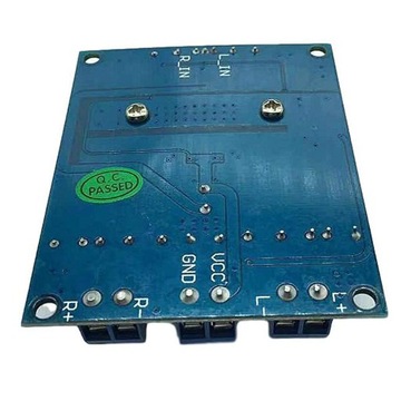 Схема усилителя звука синего цвета