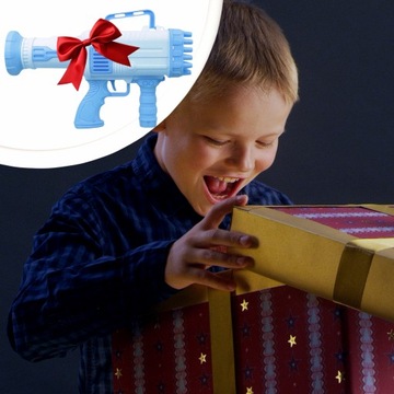 PISTOLET NA BAŃKI MASZYNA DO BANIEK MYDLANYCH AUTOMAT + PŁYN W ZESTAWIE