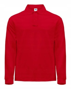 KOSZULKA POLO męska JHK z długim rękawem RD XL