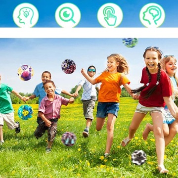 КОСМИЧЕСКИЙ ШАР СУПЕР БОУНСИ ЦВЕТНОЙ СУПЕР НАДУВНОЙ ШАР СКОЧНАЯ 9 ШТ.