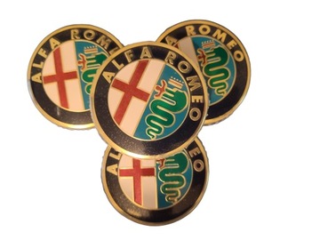 Dekielki do Alfa Romeo 60 mm Gold Colorful