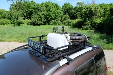 Экспедиционный комплект Багажник на крышу с корзиной на крыше