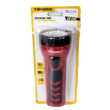 Klasyczna latarka akumulatorowa LED TS2226 14CM, 2 tryby, 120m