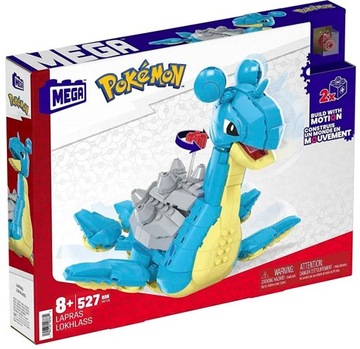 Figurka Pokemon Lapras Klocki 527el. Mega Construx