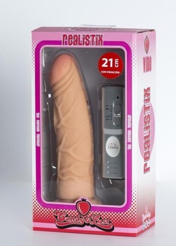 Dildo z przyssawką Fox Show + pilot