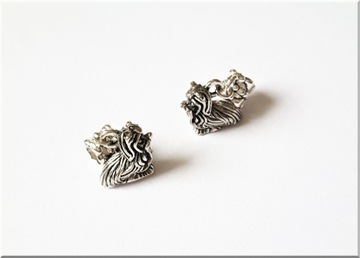 METALOWA MODUŁOWA ZAWIESZKA CHARMS 3D PIES PIESEK.
