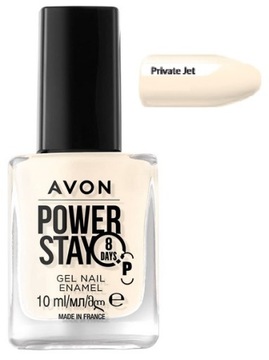 AVON Power Stay 8 Days Lakier do paznokci Żelowy 8 dni PRIVATE JET