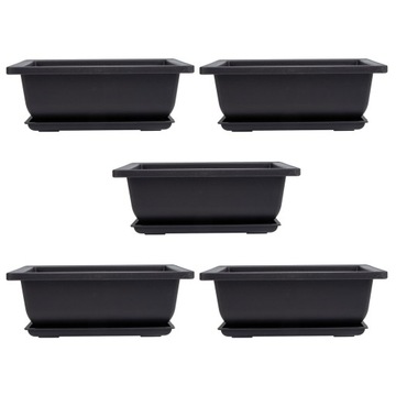 5 zestawów plastikowych doniczek Bonsai doniczka